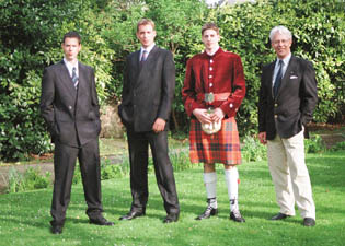 The Dumbrecks at Glengyle Edinburgh Spring 2000